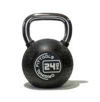 Гиря с хромированной ручкой полиуретановая ORIGINAL FITTOOLS FT-KB-CPU-24 24 кг