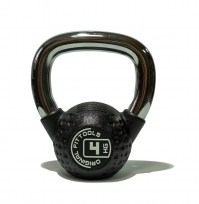 Гиря с хромированной ручкой полиуретановая ORIGINAL FITTOOLS FT-KB-CPU-4 4 кг