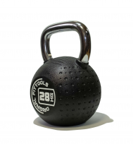 Гиря с хромированной ручкой полиуретановая ORIGINAL FITTOOLS FT-KB-CPU-28 28 кг