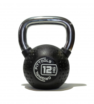 Гиря с хромированной ручкой полиуретановая ORIGINAL FITTOOLS FT-KB-CPU-12 12 кг