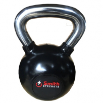 Обрезиненная гиря со стальной рукояткой SMITH 18 кг